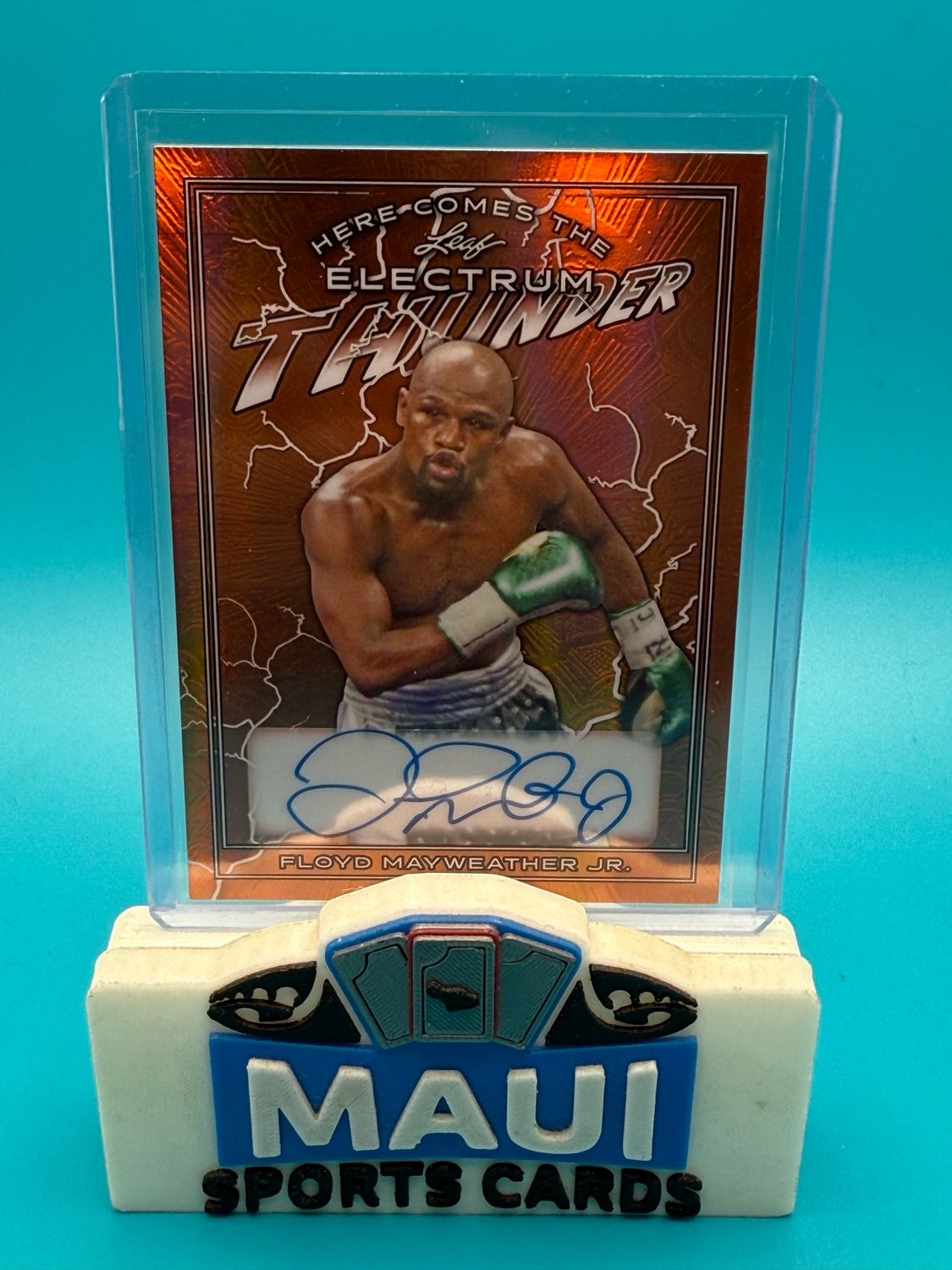2024 Leaf Electrum Thunder 7/15 Floyd Mayweather #HCT-FM1 Auto