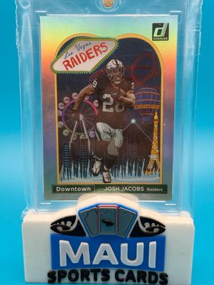 2023 Donruss Downtown Josh Jacobs #D-12