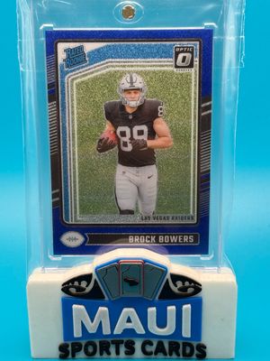 2024 Donruss Optic Blue Glitter Brock Bowers #215