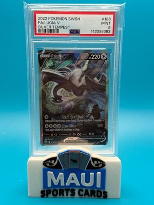 Pokemon Silver Tempest Lugia V #186 PSA 9