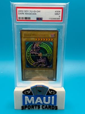 2002 SDY Yugioh Dark Magician #006 PSA 9