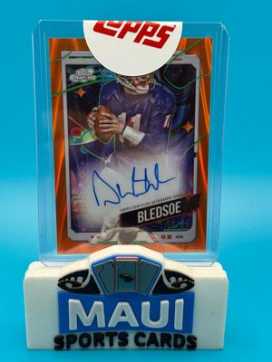 2024 Topps Cosmic Chrome Orange Wave Refractor 20/25 Drew Bledsoe #CCA-DB Auto