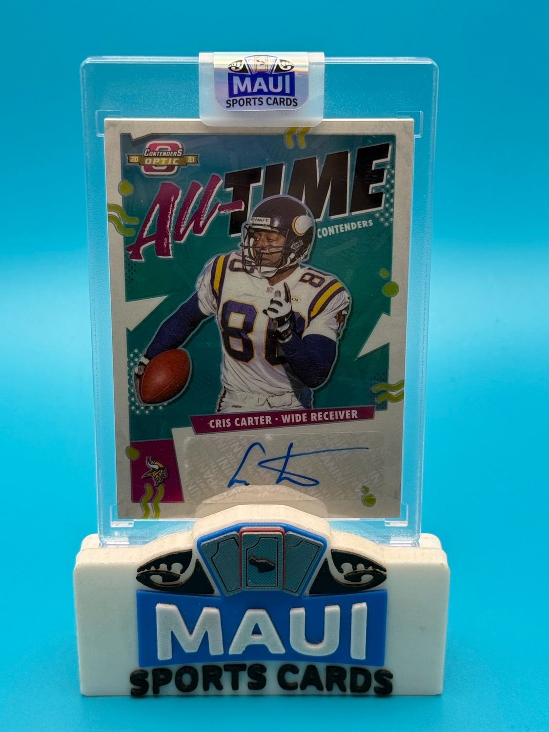 2021 Contenders Optic All-Time 31/50 Cris Carter #ATC-CCA Auto