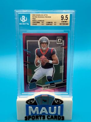 2023 Donruss Optic Pink #339 C.J. Stroud Beckett 9.5