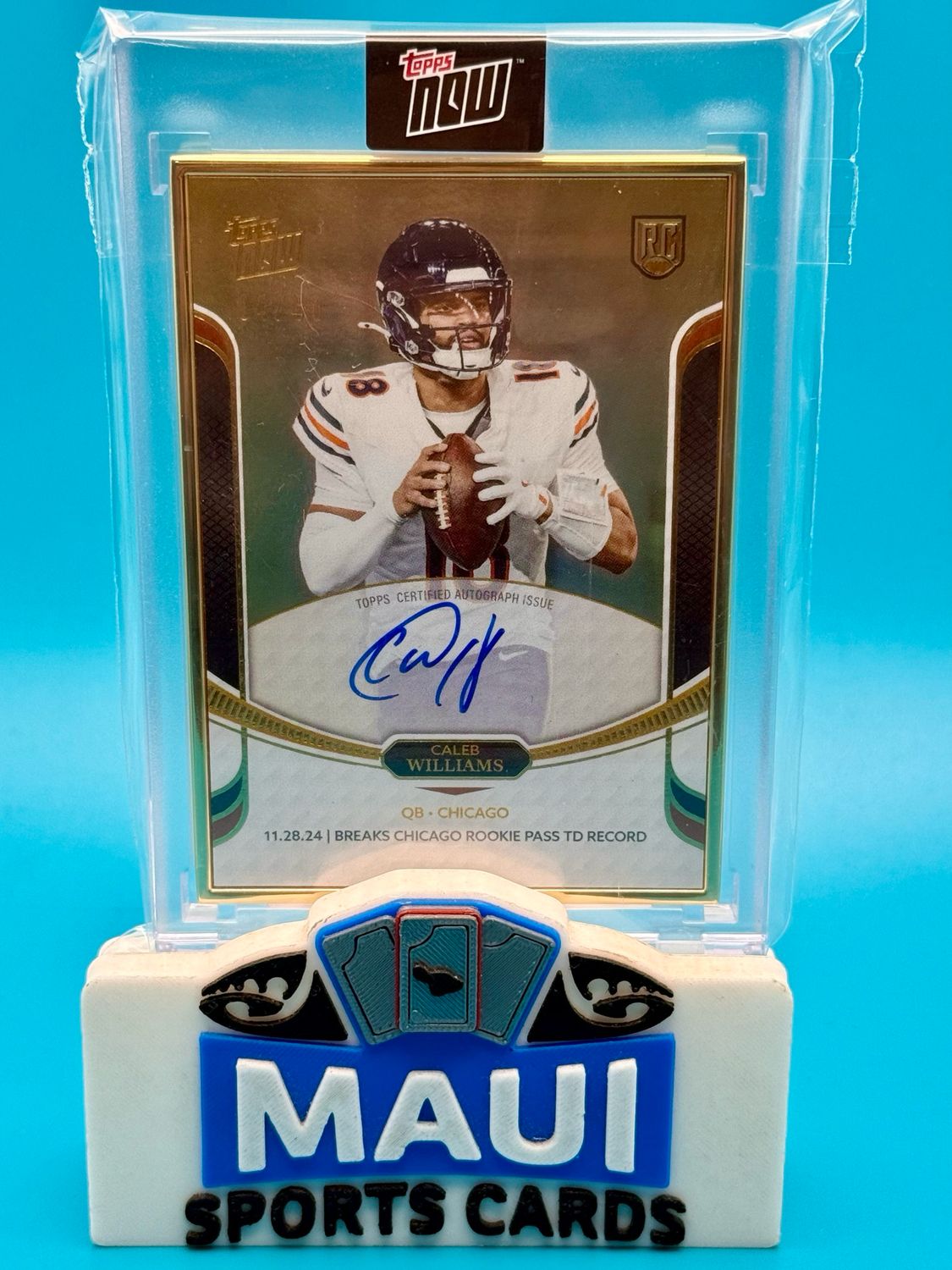 2024 Topps Now #4-A 4/50 Caleb Williams Auto