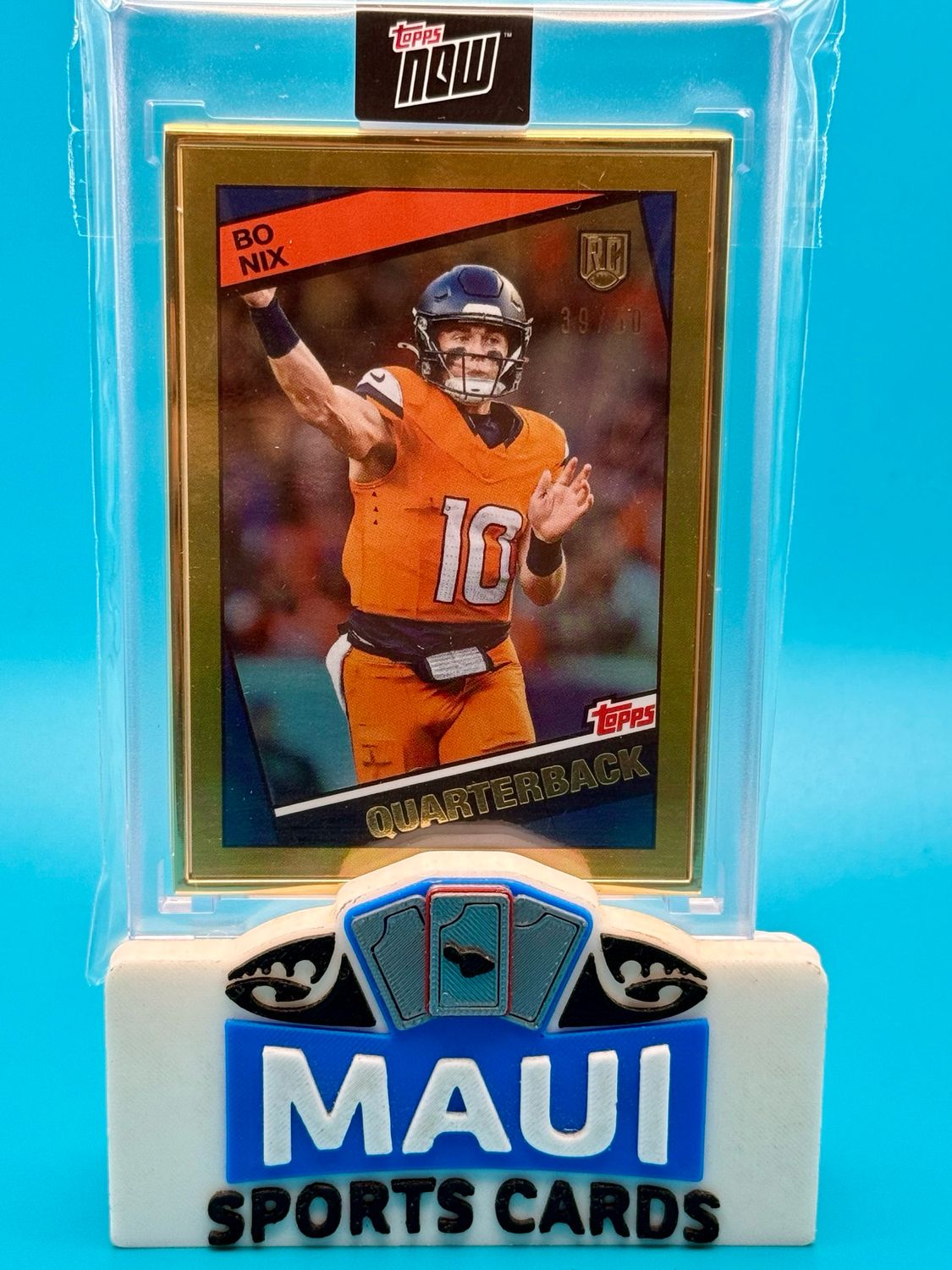 2024 Topps Now #20 39/50 Bo Nix