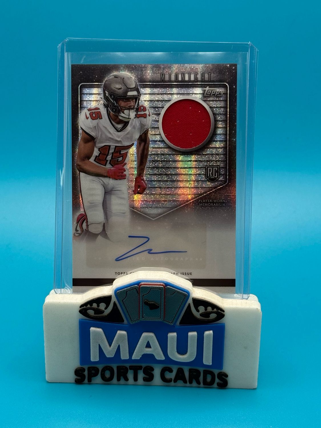 2024 Topps Midnight #RJA-JM Rookie Patch Auto Jalen McMillan