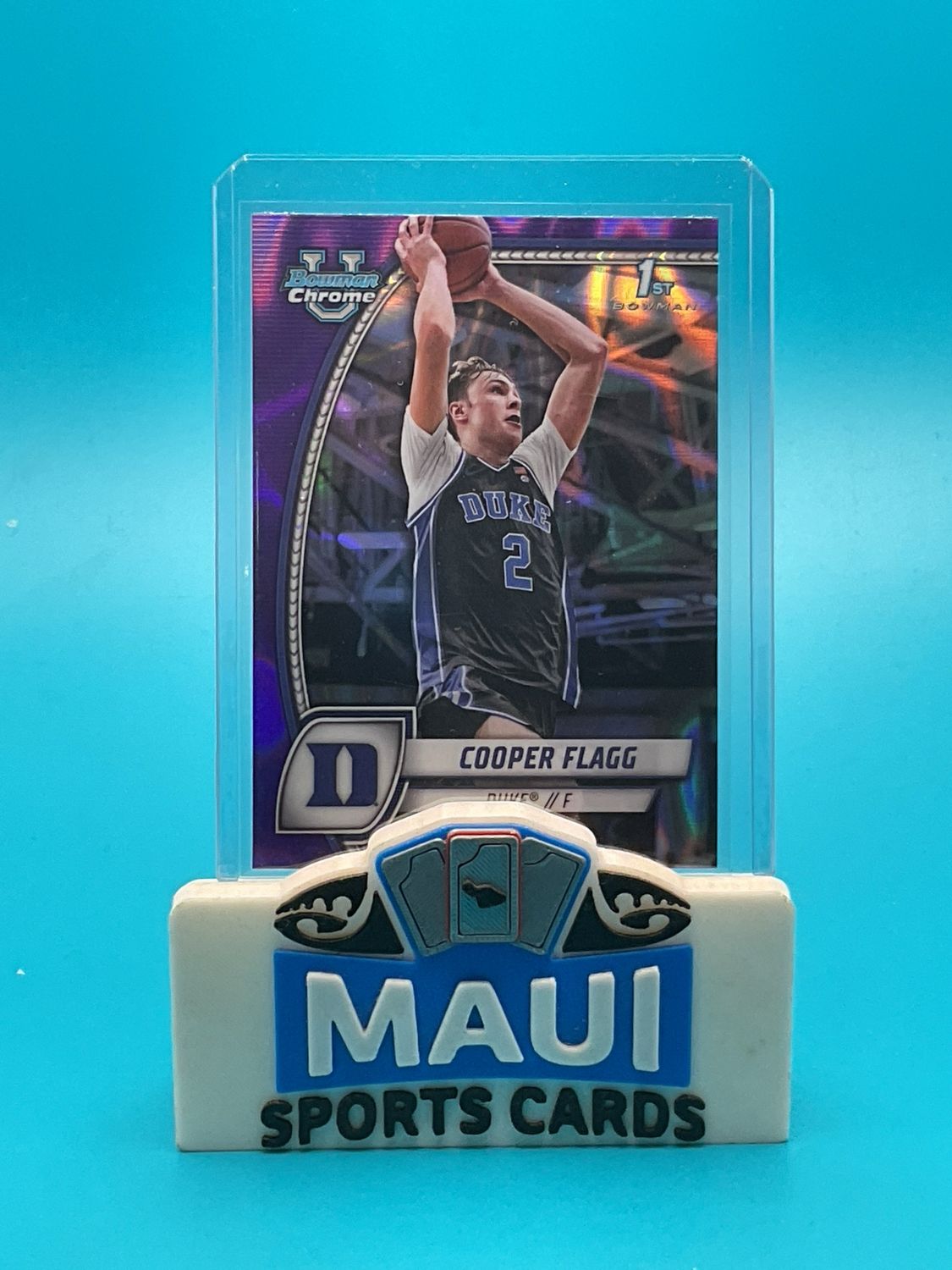 2025 Topps Bowman Chrome #16 Purple Lava Cooper Flagg