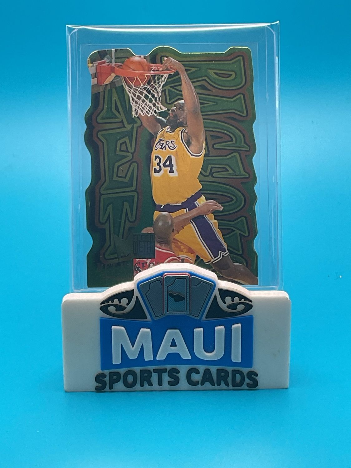 1997 Fleer Metal Net-Rageous #7 of 10 Shaquille O’neal