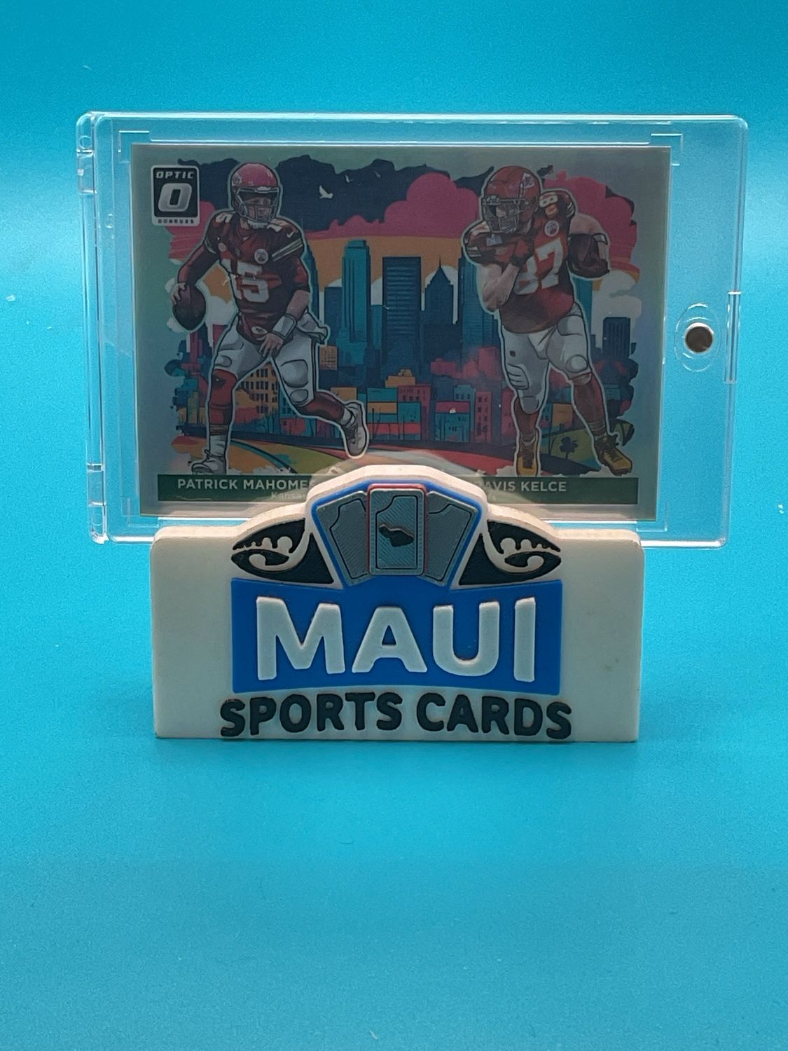 2024 Donruss Optic Downtown #3 Patrick Mahomes And Travis Kelce