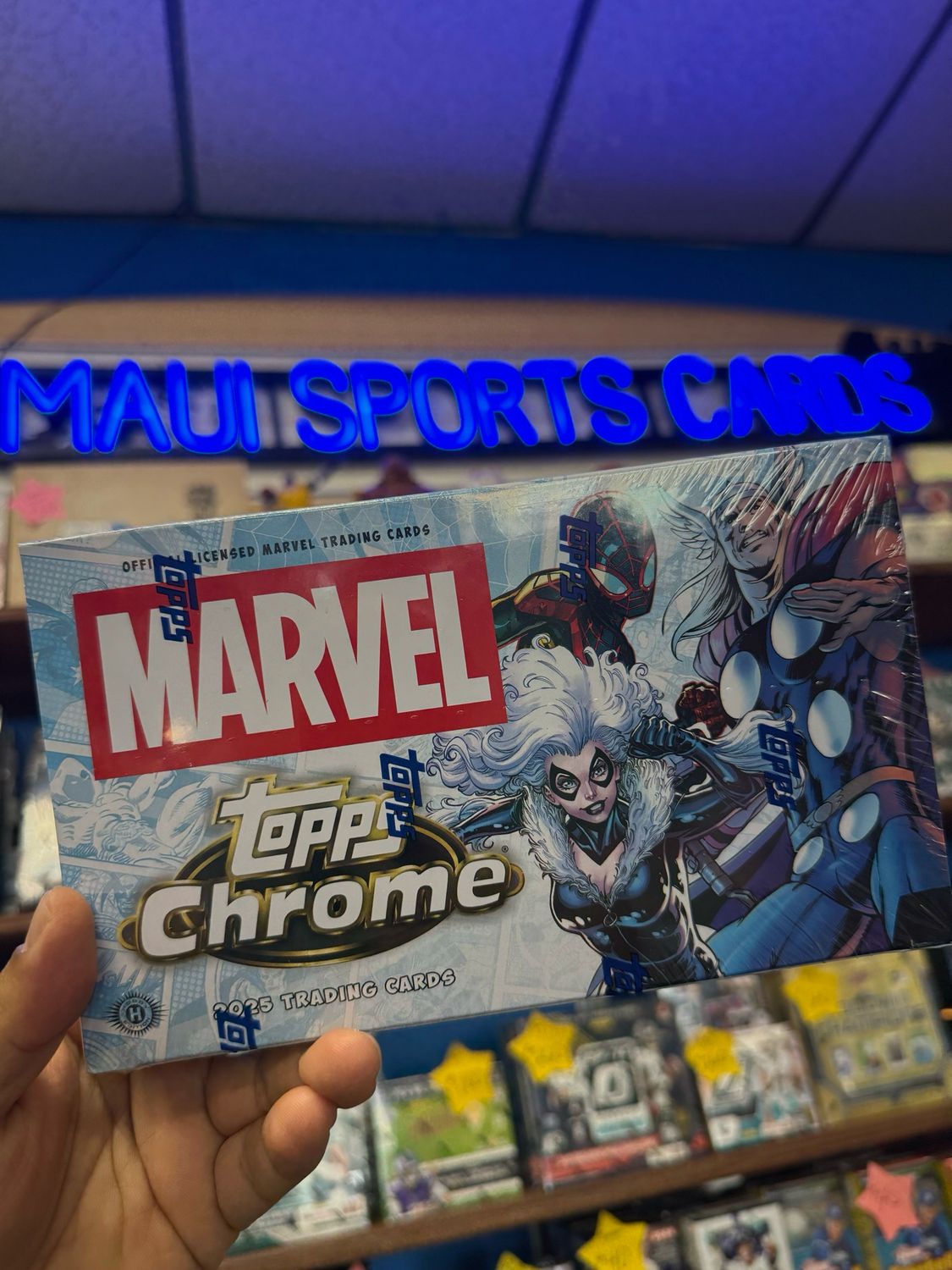 2025 Topps Chrome Marvel Hobby Box