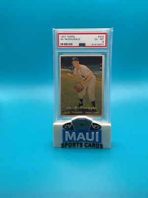 1957 Topps #200 Gil McDougald PSA 6