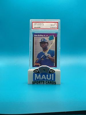 1989 Donruss #33 Ken Griffey Jr. Rookie PSA 8