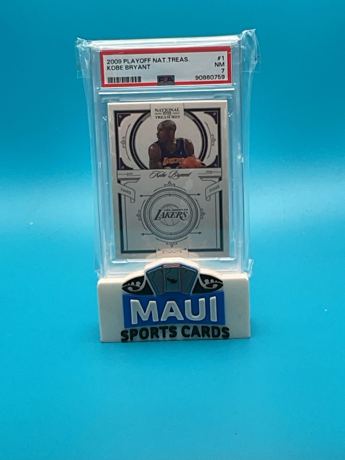2008 Playoff National Treasures #1 /99 Kobe Bryant PSA 7
