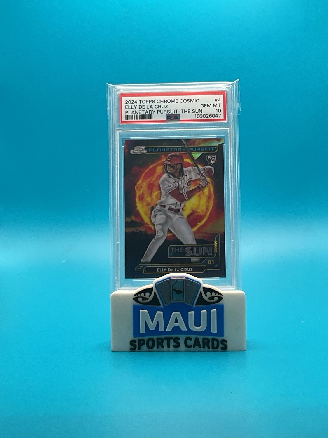 2024 Topps Chrome Cosmic Planetary Pursuit - The Sun #PPS-4 Elly De La Cruz PSA 10