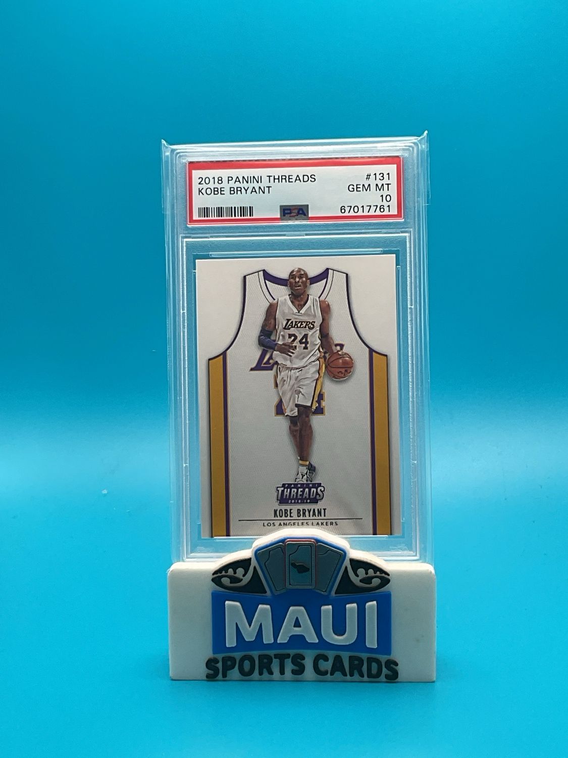 2018 Panini Threads #131 Kobe Bryant PSA 10