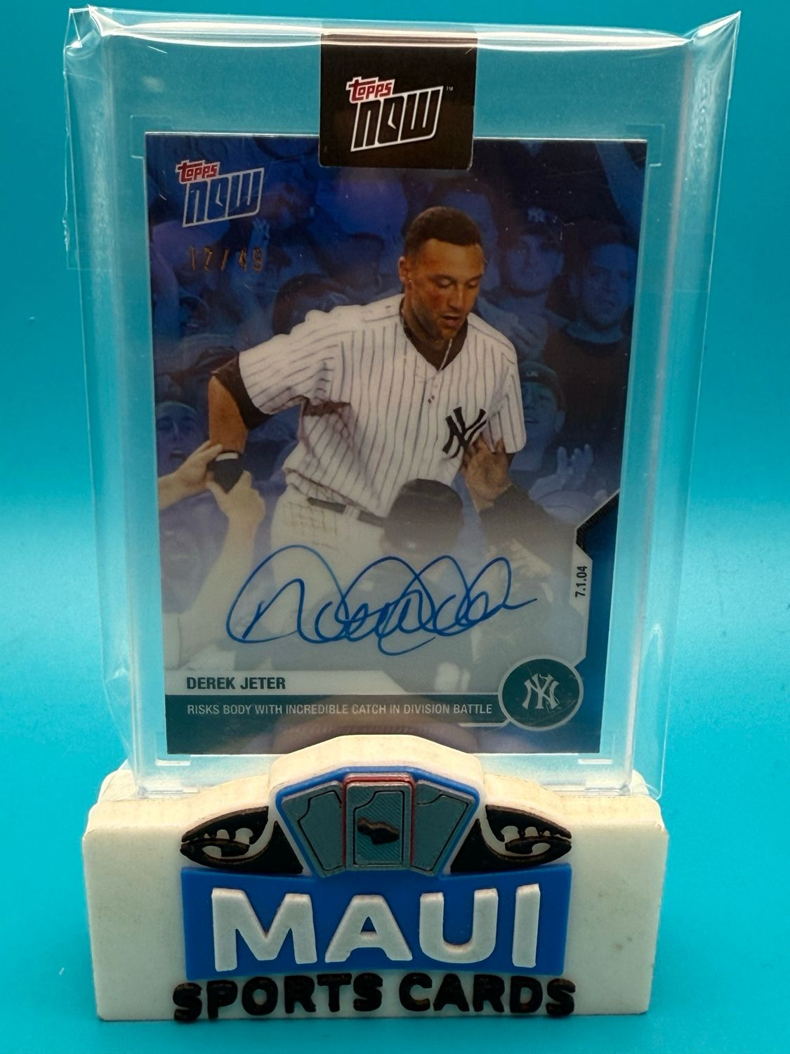 2020 Topps Now #DJ-3B /49 Derek Jeter Auto