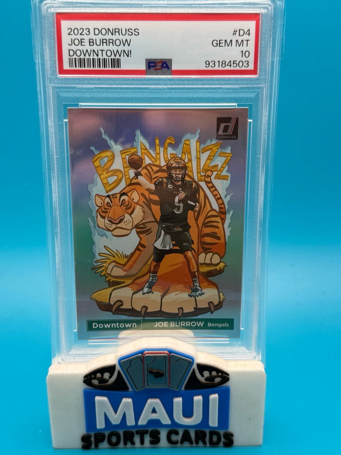 2023 Donruss Downtown! #D4 Joe Burrow PSA 10