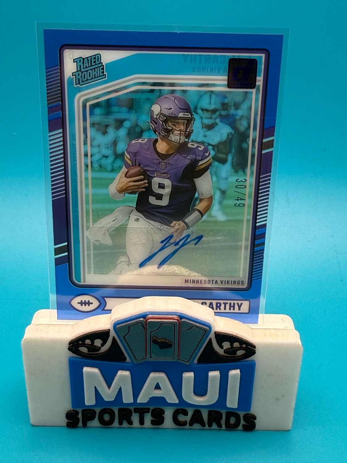 2025 Panini Rated Rookie #61 /49 JJ McCarthy Auto