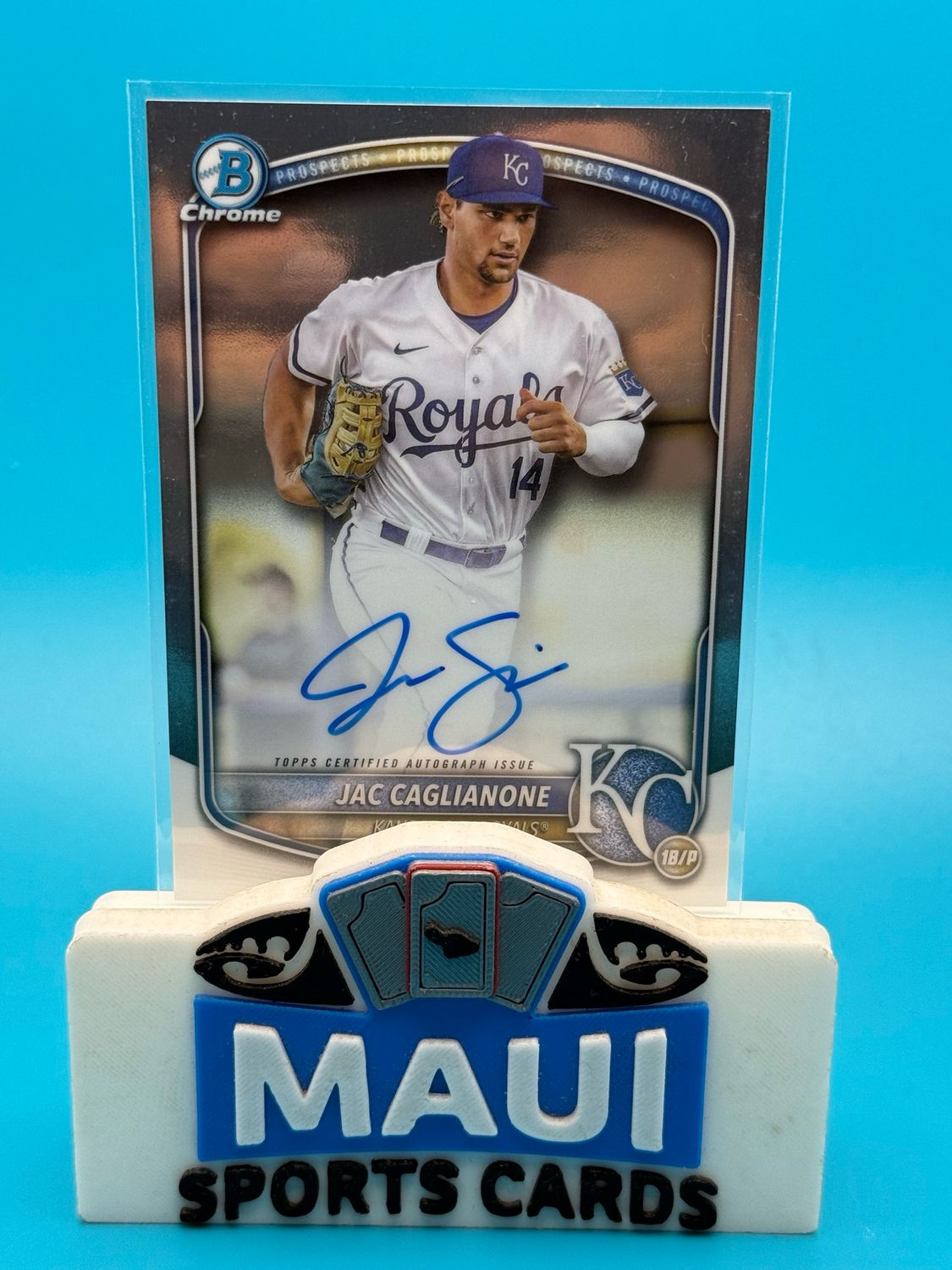 2025 Bowman Chrome Prospects #CPA-JCA Jac Caglianone Auto