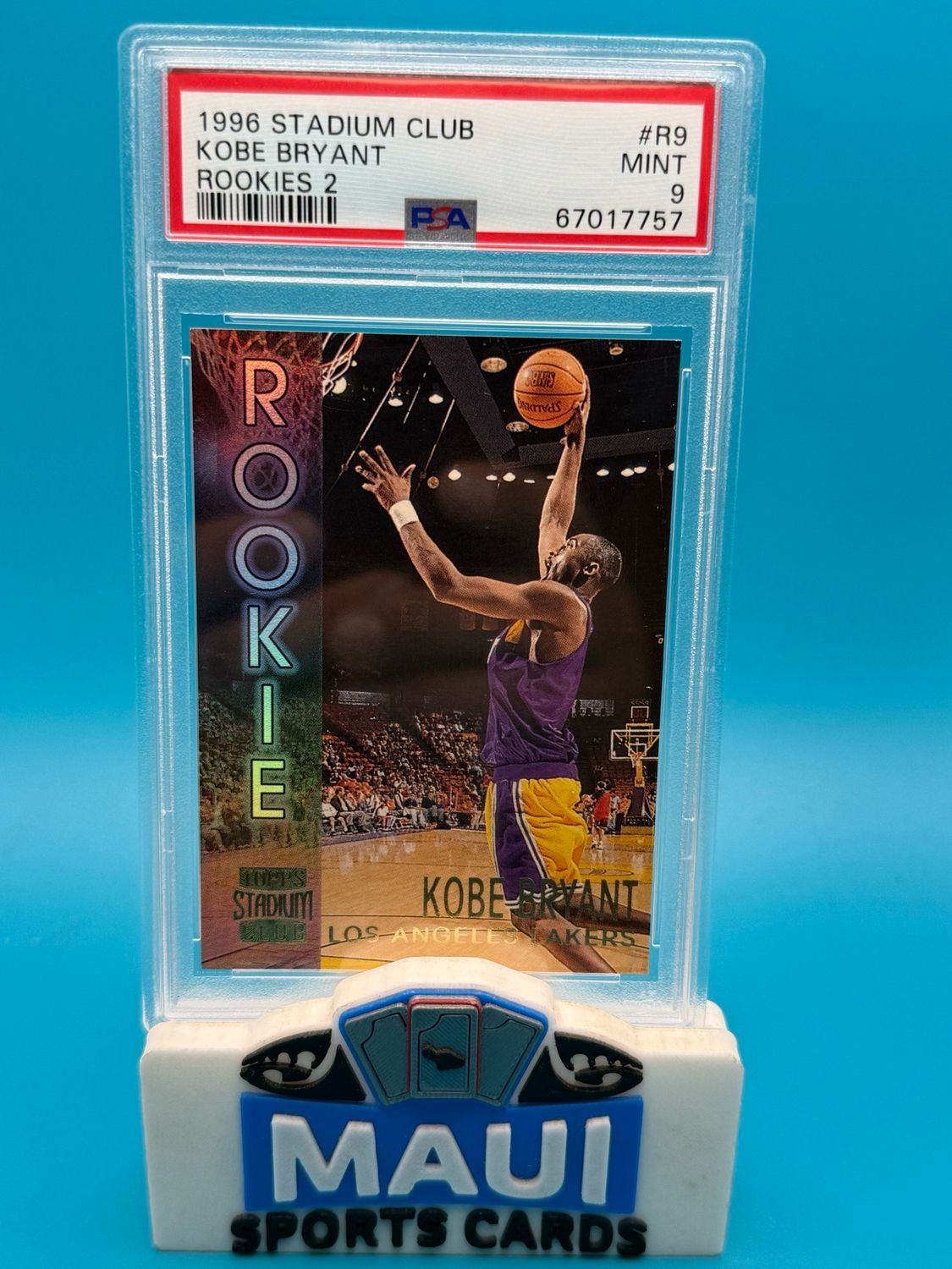 1996 Stadium Club Rookies 2 #R9 Kobe Bryant PSA 9
