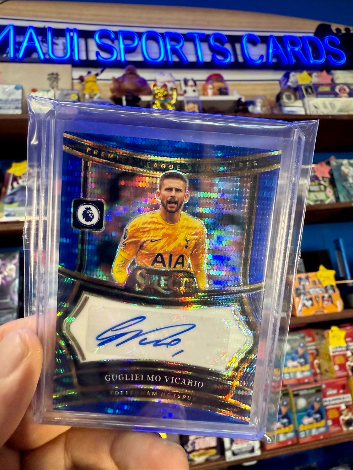 2025 Panini Select Premier League Signatures #S-GV Guglielmo Vicario Auto