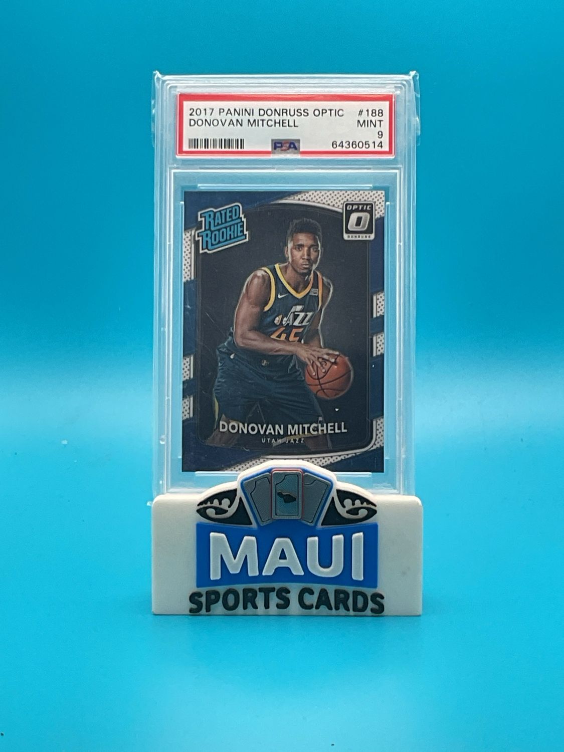 2017 Panini Donruss Optic #188 Donivan Mitchell PSA 9