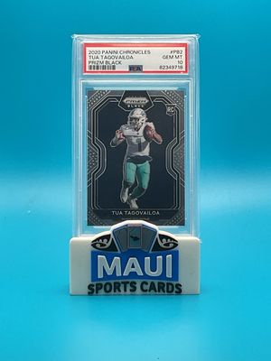 2020 Panini Chronicles Prizm Black #PB2 Tua Tagovailoa PSA 10