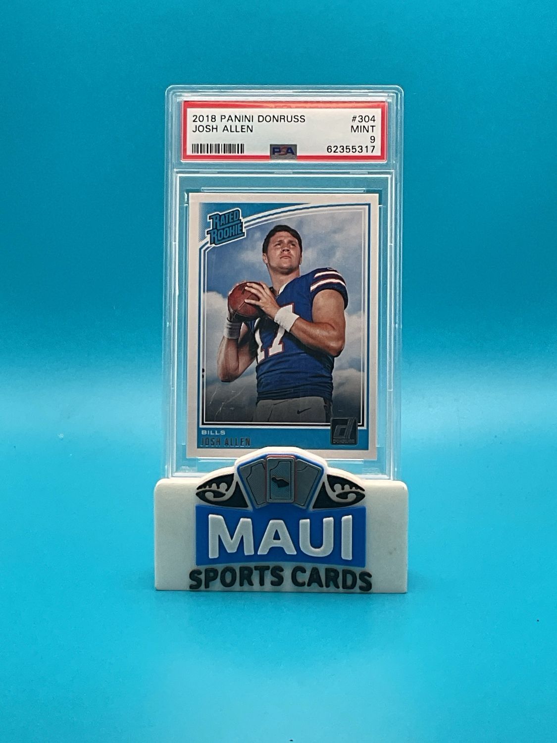 2018 Panini Dinruss #304 Josh Allen PSA 9