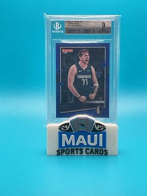2020 Panini Donruss Choice Blue #13 /49 Luka Dončić BGS 9