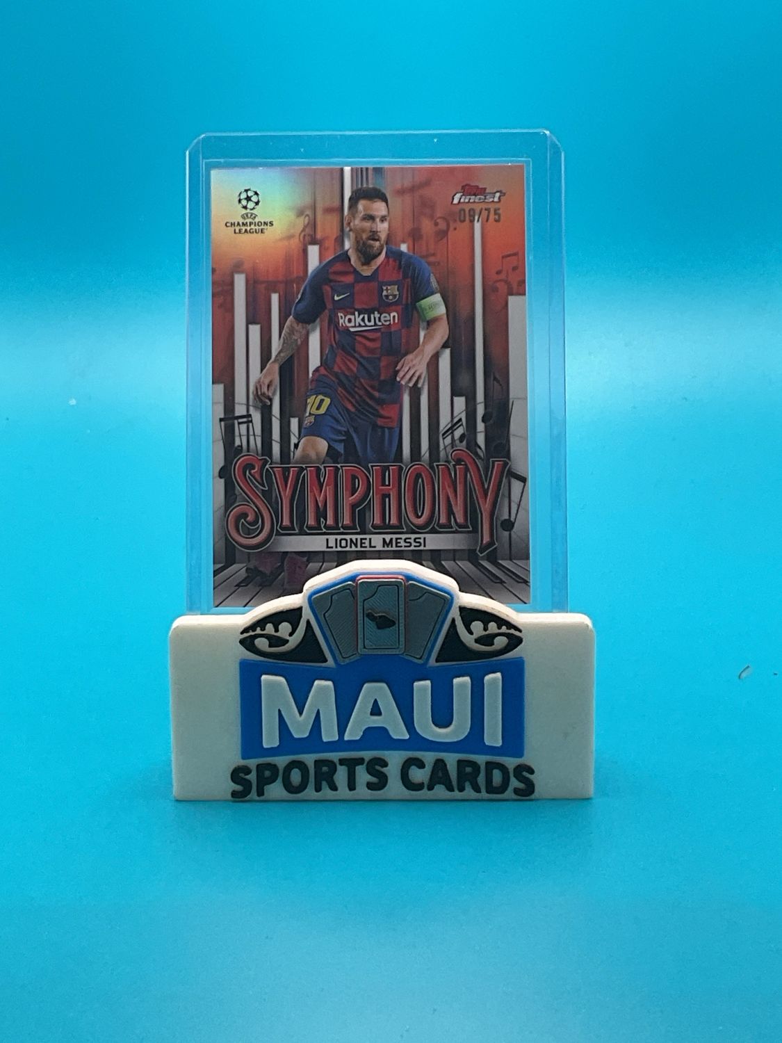 2025 Topps Finest Symphony #SY-2 /75 Lionel Messi