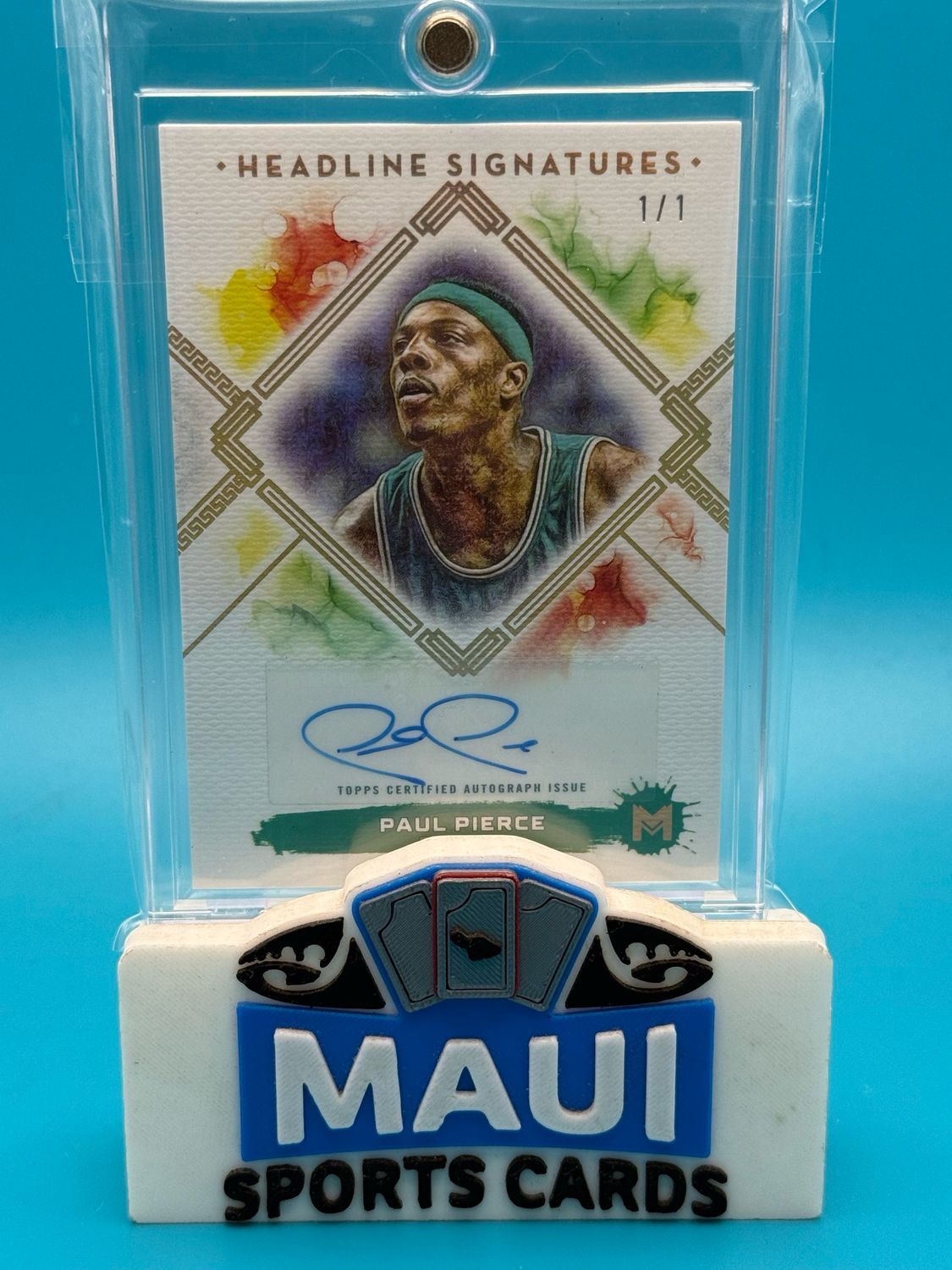 2024 Topps Deadline Signatures #HS-PP /1 Paul Pierce Auto
