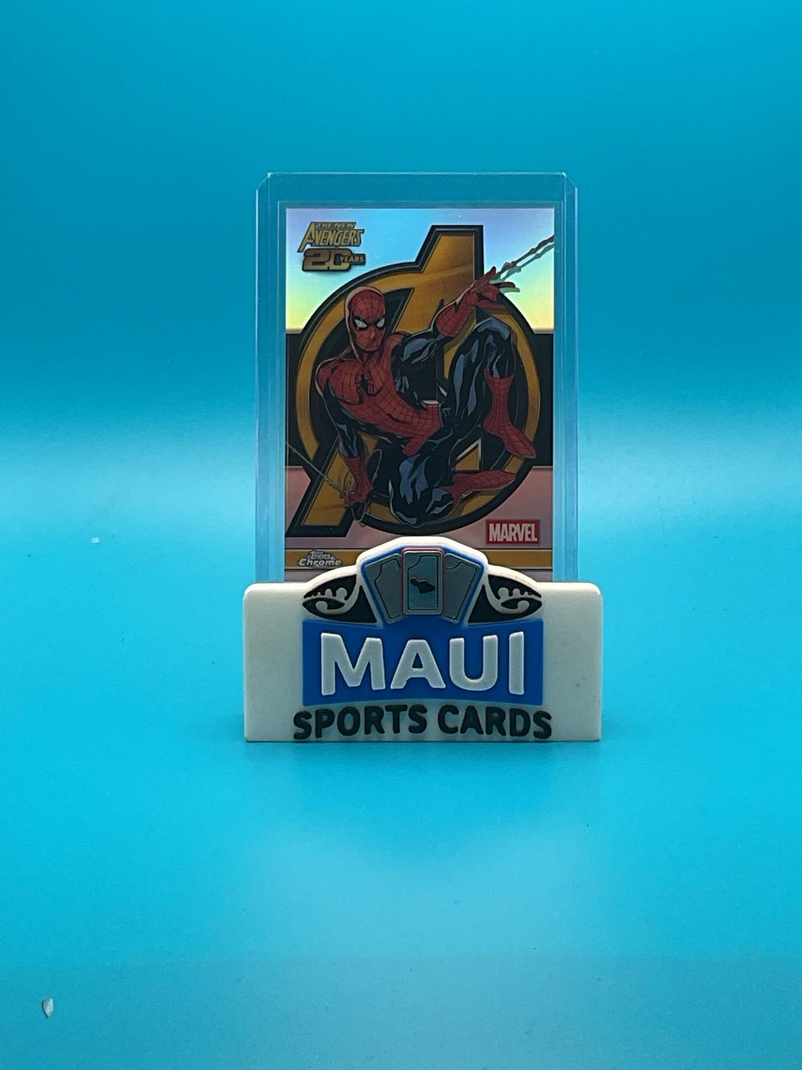2025 Topps Chrome Marvel The New Avengers 20 Years #AV-1 Spider-Man