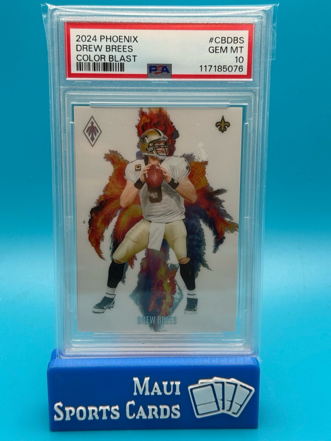 2024 Phoenix Color Blast Drew Brees #CB-DBS PSA 10