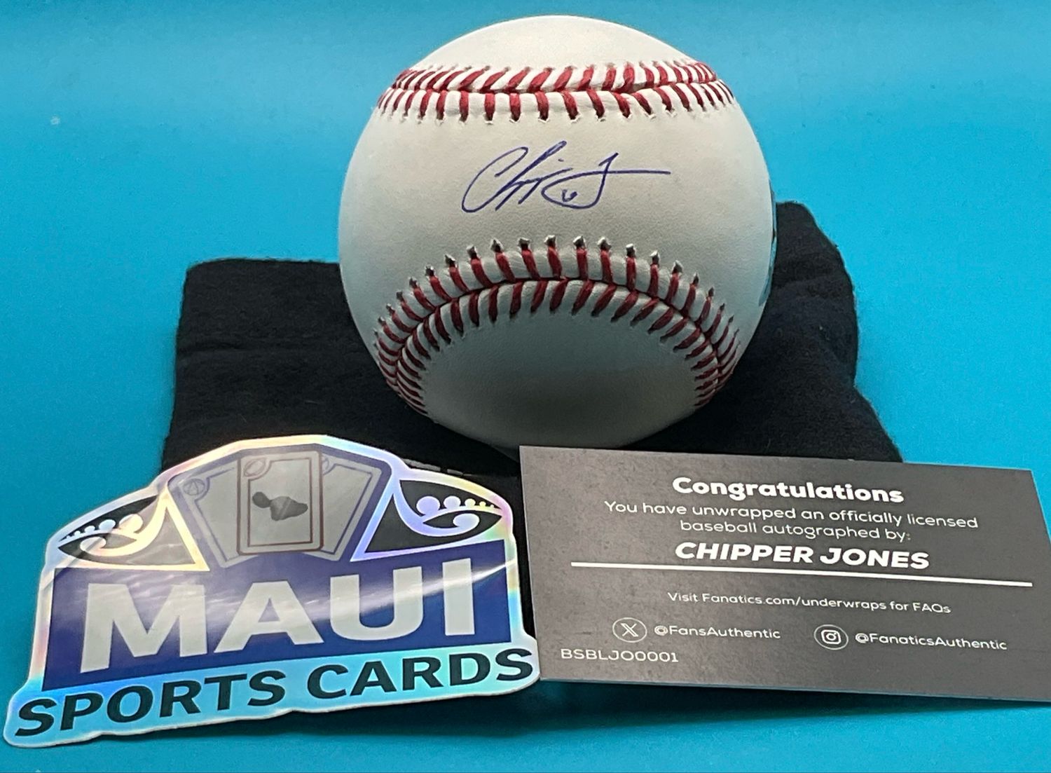 Fanatics Authentic Chipper Jones Autographed Baseball