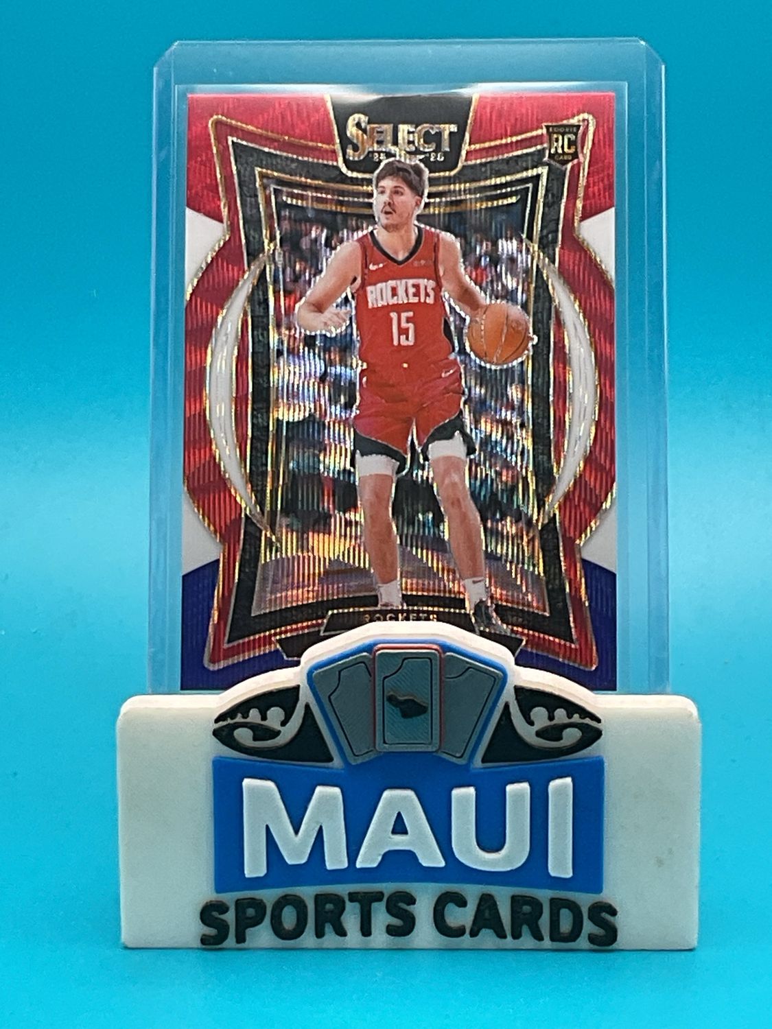 2025 Panini Select Red White and Blue Wave #68 Reed Sheppard