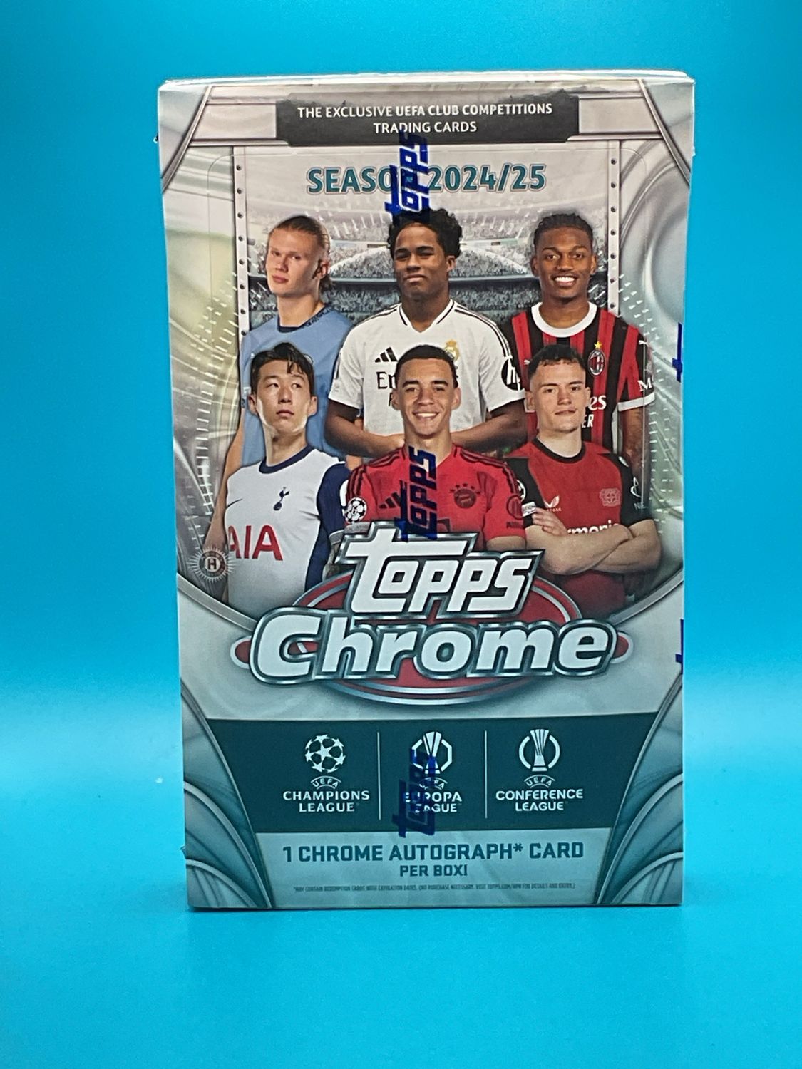 2024-25 Topps Chrome UEFA Club Competitions UCC Soccer Hobby Box