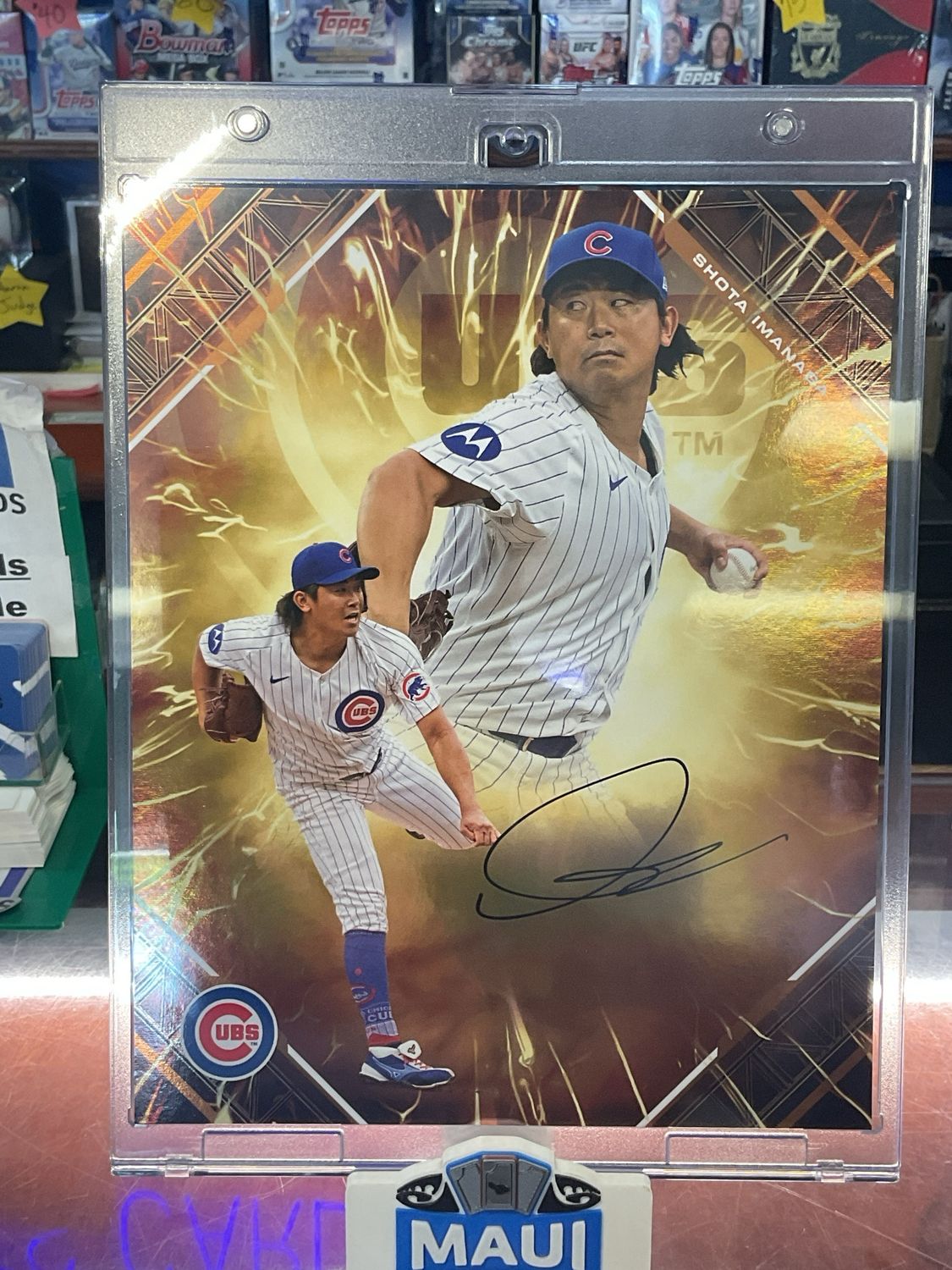 2025 Under Wraps Emenate Baseball Poster Shota Imanaga /25