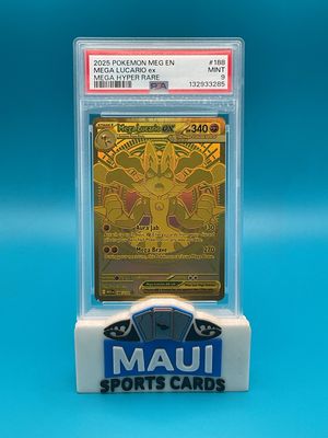 Pokemon Mega Lucario EX #188 PSA 9
