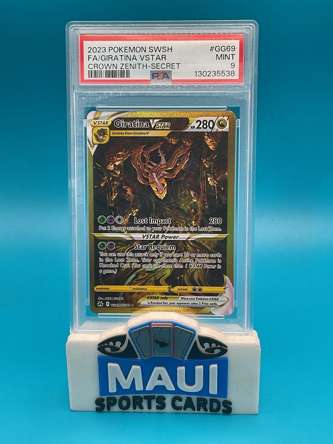 Pokemon Giratina Vstar #GG69 PSA 9