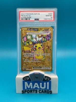 Pokemon Pikachu EX #247 PSA 10