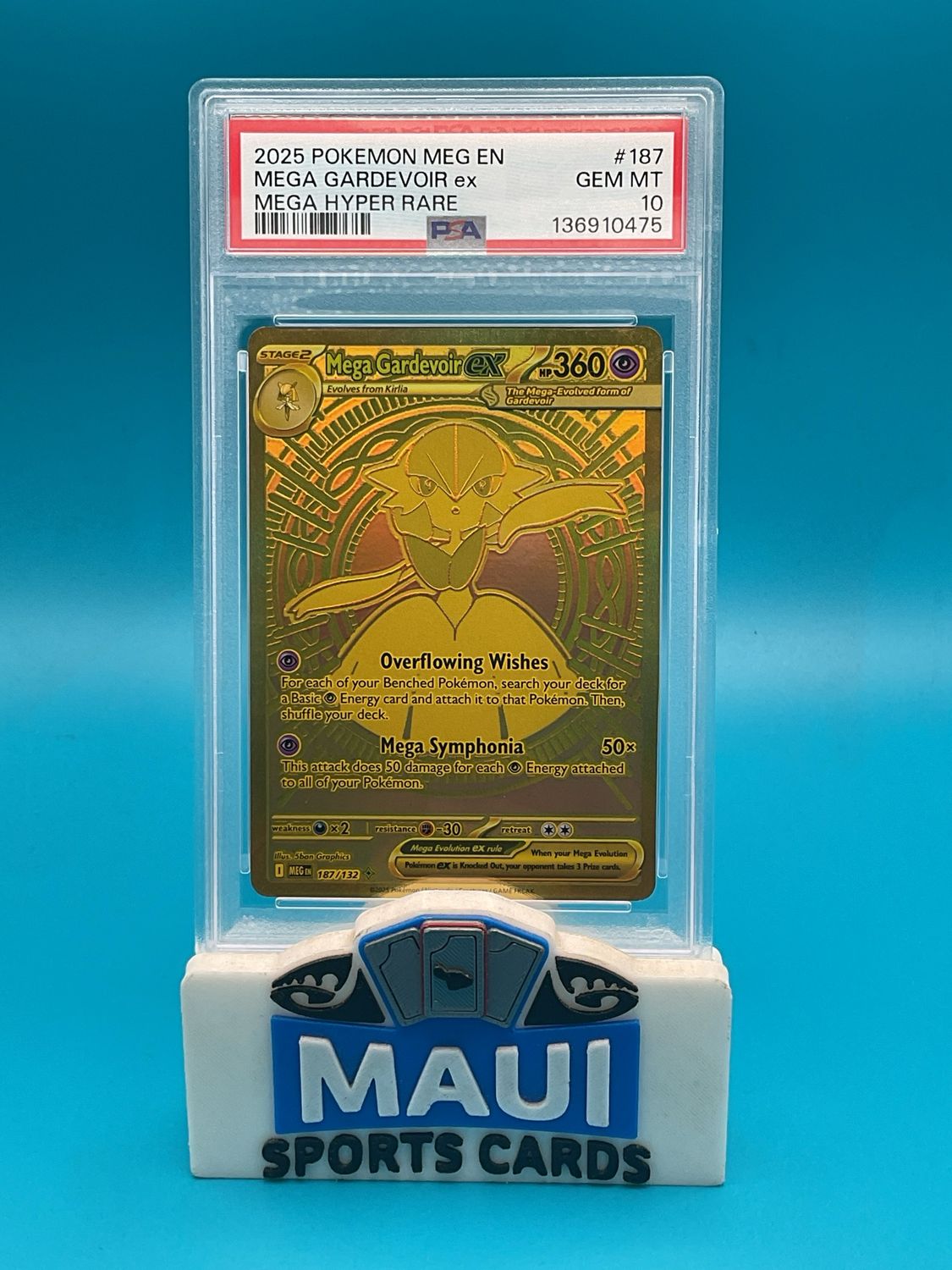 Pokemon Mega Gardevoir EX #187 PSA 10
