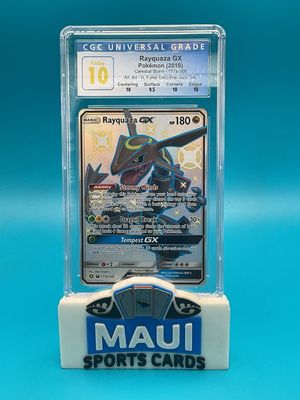 Pokemon Rayquaza GX #177a CGC 10