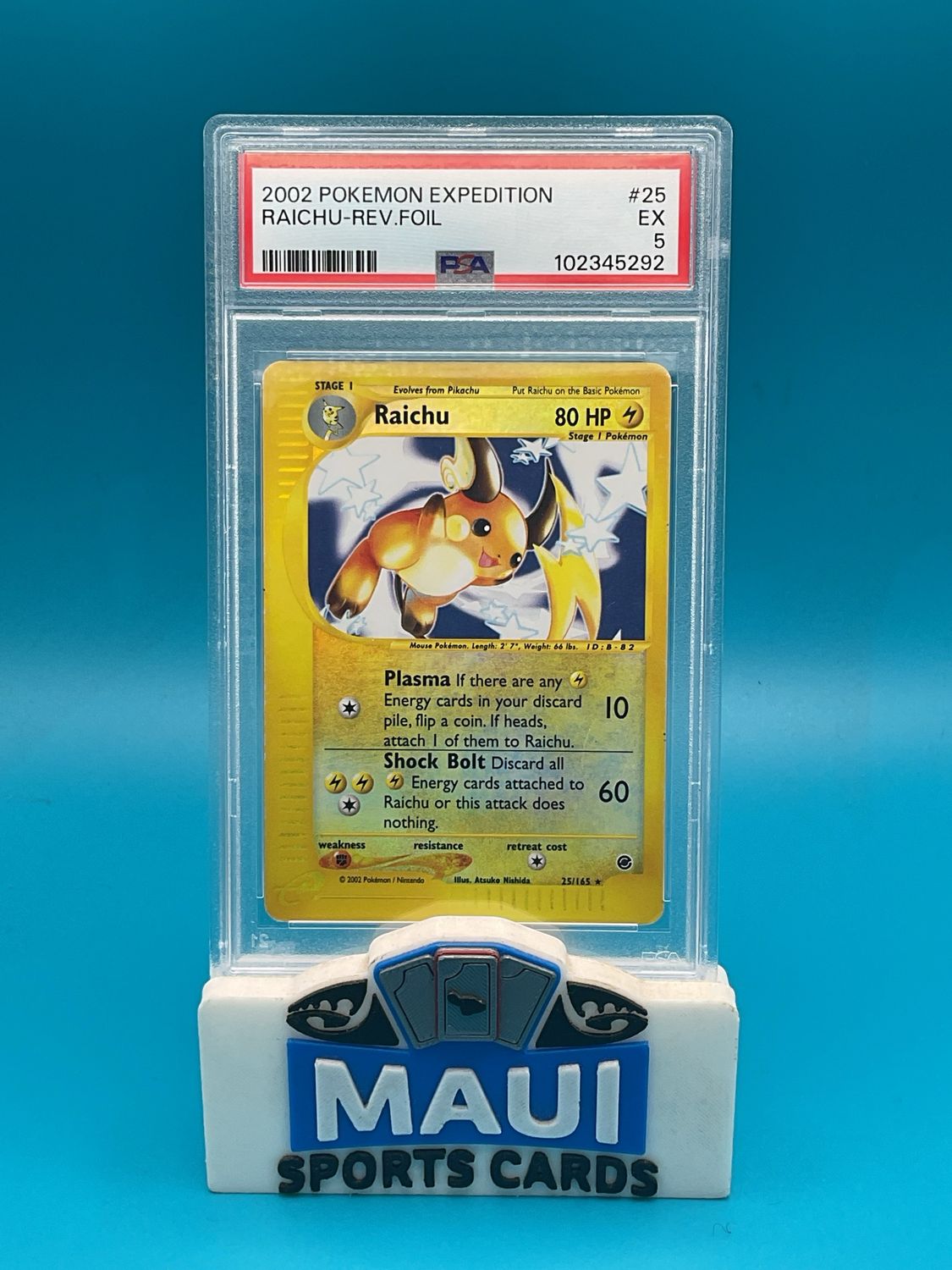 Pokemon Raichu #25 PSA 5