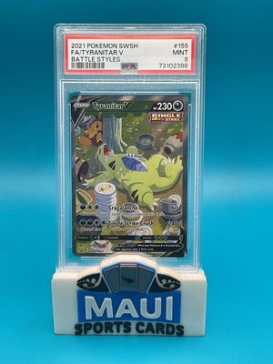 Pokemon Tyranitar V #155 PSA 9