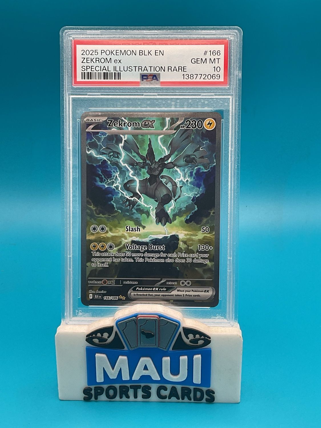 Pokemon Zekrom EX #166 PSA 10
