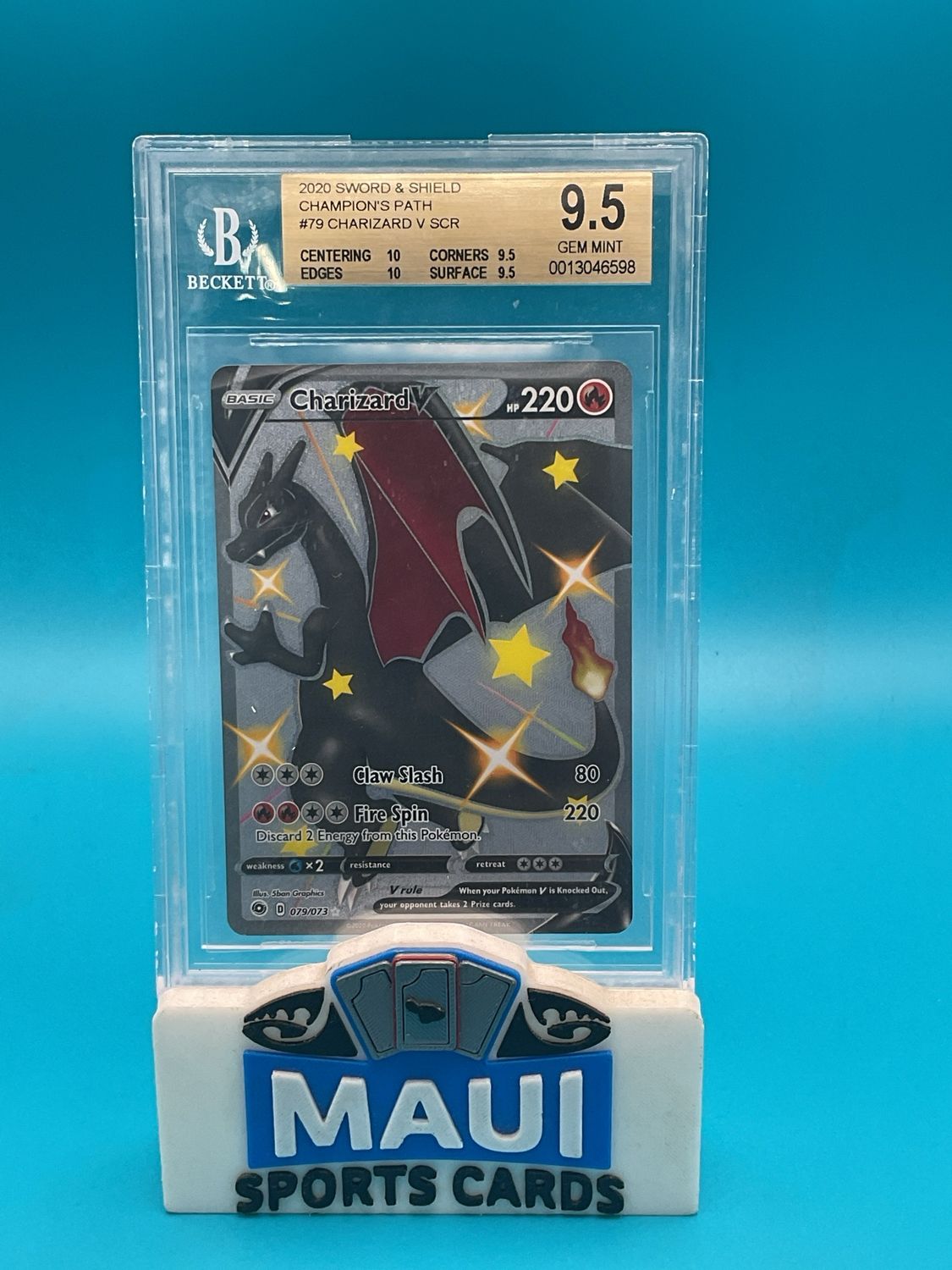Pokemon Charizard V #079 BGS 9.5