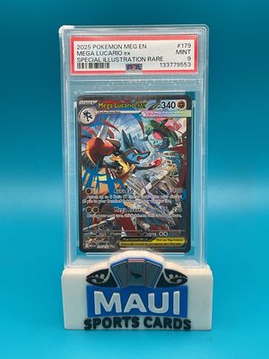 Pokemon Mega Lucario EX #179 PSA 9
