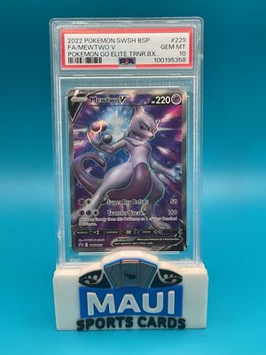 Pokemon Mewtwo V Promo #229 PSA 10