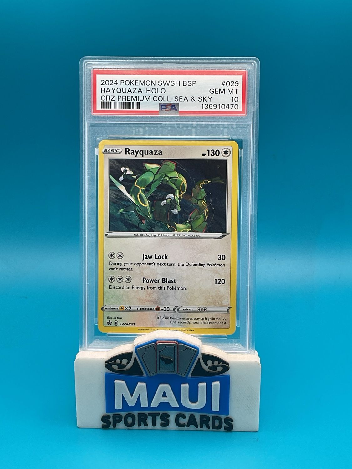 Pokemon Rayquaza Promo #SWSH029 PSA 10